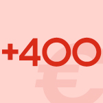 + de 400€
